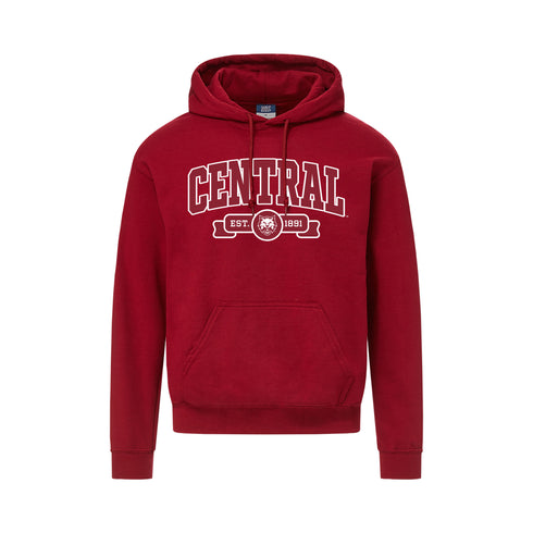 CWU FLEECE HOODIE W/ STITCHED CWU LOGO